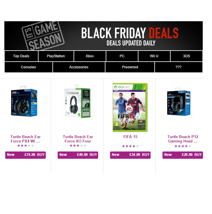 BLACK FRIDAY Game Sale Has Started Gratisfaction UK