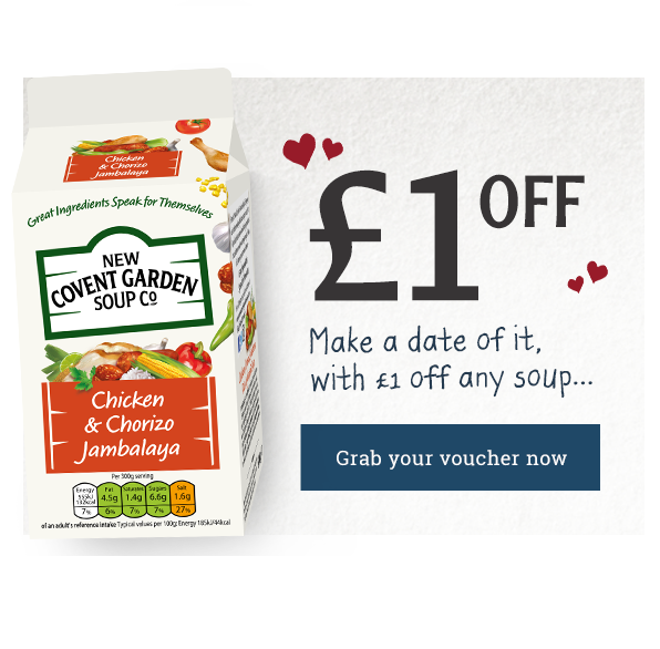 FREE Chicken & Chorizo Covent Garden Soup Gratisfaction UK