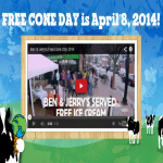 Free Cone Day With Ben & Jerry’s On 8th April 2014 - Gratisfaction UK