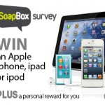 WIN A Free Apple iPhone, iPad or iPad With Soapbox Survey - Gratisfaction UK