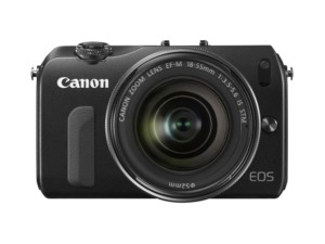 Canon EOS M 18 MP Camera - Black (Includes Speedlite 90EX and EF-M 18-55mm f 3.5-5.6 IS STM) 3.0 inch Touchscreen WAS £449.99 NOW £244.99
