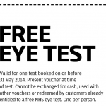 Free Eye Test at Specsavers valid until 31st August 2014 - Gratisfaction UK