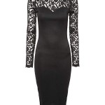 Jane Norman Lace Sleeve Textured Midi Dress WAS £35 NOW £20 - Gratisfaction UK