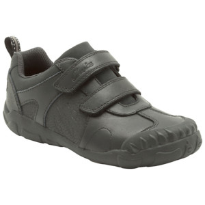 KIDS Reduced to clear Clarks Stompo Day Boys Shoes in Black NOW £17 at John Lewis Gratisfaction UK Flash Bargain