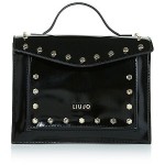 LAST ONE IN STOCK! Liu Jo Denise Black Patent Satchel Bag HALF PRICE £82.50 - Gratisfaction UK