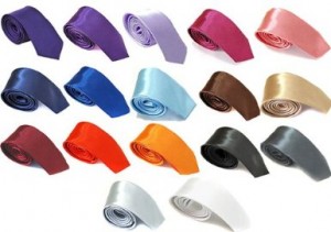 Mens 2 Inch Slim Satin Tie Many Colours JUST 99p delivered at Amazon 