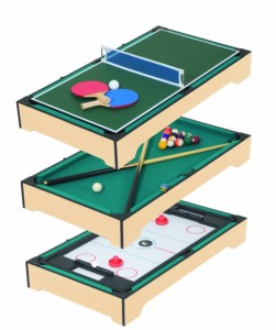 Pot Black Kids' 3-in-1 Games Table WAS £59.99 NOW £21.83 delivered at Amazon Gratisfaction UK Flash Bargains