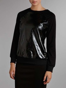 True Decadence Two Texture Jumper Black WAS £40 NOW £10 at House of Fraser Gratisfaction UK Flash Bargains