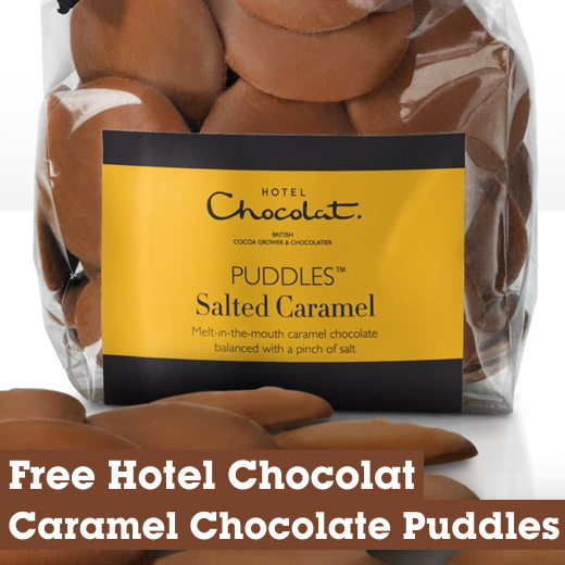 O2 Chocolate FREE Hotel Chocolat Caramel Chocolate Puddles With o2 Priority Moments ...