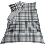 BARGAIN Living Check Black and Grey Kingsize Duvet Cover Set was £13.99 NOW £5.59 at Argos - Gratisfaction UK