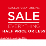 SALE Everything on sale half price or less for 48 hours only at Dorophy Perkins with free delivery using code DPDELTREAT - Gratisfaction UK