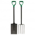 Tesco Value Garden Spade & Fork Set £3.75 at Tesco Direct - Gratisfaction UK