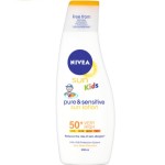 BARGAIN Nivea Sun Kids Pure & Sensitive Sun Lotion SPF50+ 200 ml JUST £3.85 At Amazon - Gratisfaction UK