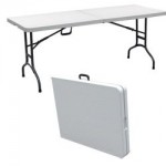 BARGAIN Palm Springs 6ft Folding Party Table – White WAS £179.99 NOW £37.61 At Amazon - Gratisfaction UK