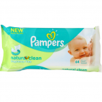 BARGAIN Pampers Natural Clean Wipes – (Pack of 12) (768 Wipes) CHEAPEST EVER PRICE £10.50 At Amazon - Gratisfaction UK