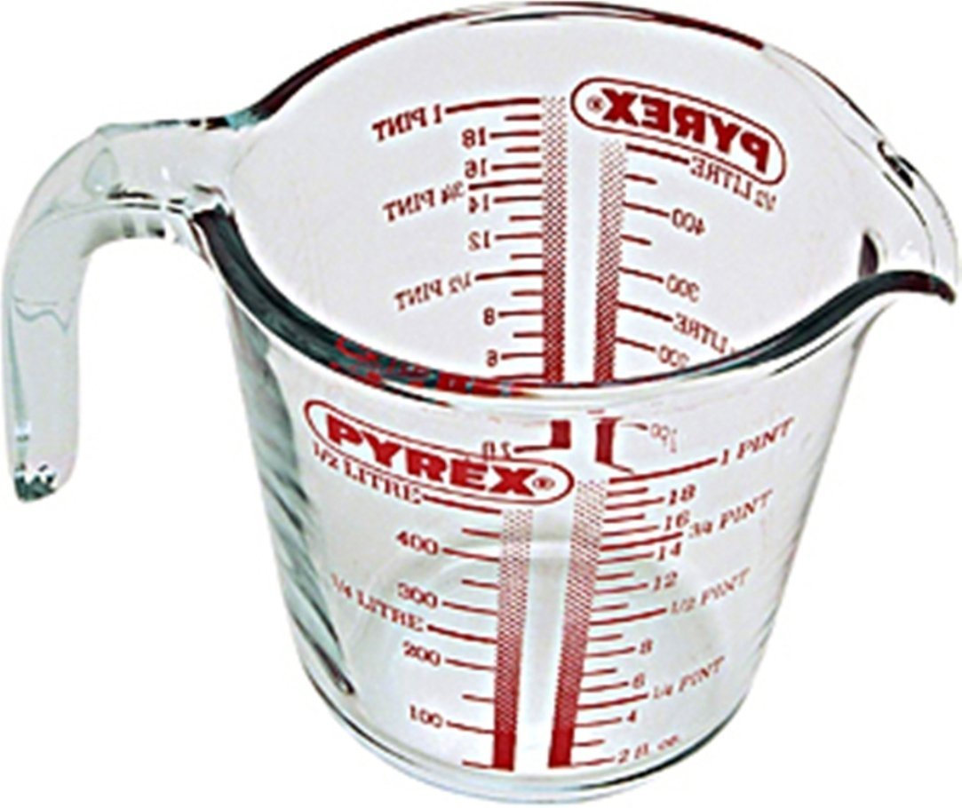 BARGAIN Pyrex Glass Measuring Jug, 0.5L JUST £1.50 At Amazon
