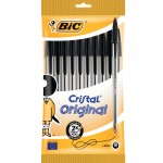 BARGAIN Bic Cristal Medium Ball Pen – Black (Pack of 10) JUST £1.50 At Amazon - Gratisfaction UK