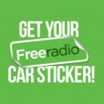 FREE Radio Car Sticker - Gratisfaction UK