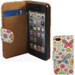 BARGAIN Butterfly Floral Credit Card Flip Cover Case For Apple iPhone 5C NOW £0.49 At Amazon - Gratisfaction UK