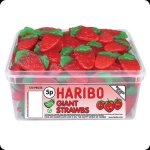 BARGAIN Haribo Giant Strawberries (Tub of 120) JUST £5.59 At Amazon - Gratisfaction UK