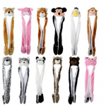BARGAIN Ladies Winter Warm Novelty Animal Design Long Hooded Beanie JUST £2.89 At Amazon - Gratisfaction UK