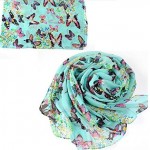 BARGAIN Womdee Women Fashion Butterfly Print Chic Elegant Long Scarf JUST £1.58 At Amazon - Gratisfaction UK