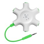 BARGAIN Belkin MixIt Color Range Rockstar Multi 5-Way Splitter for Headphone NOW £7.35 At Amazon - Gratisfaction UK