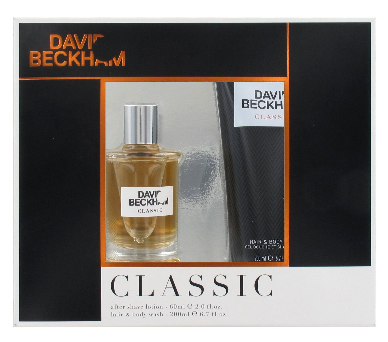 BARGAIN David Beckham Classic Gift Set 60ml Aftershave and 200ml Body
