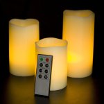 BARGAIN Frostfire Mooncandles Vanilla Scented Flameless Wax Candles with Timer and Remote Control NOW £12.99 At Amazon - Gratisfaction UK
