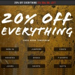 FLASH SALE 20% Off Everything At Topman ENDING TOMORROW - Gratisfaction UK