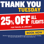 FLASH SALE 25% Off All Ryanair Flights In January TODAY ONLY! - Gratisfaction UK