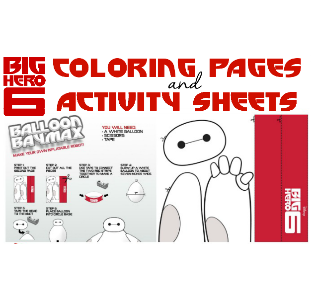 FREE Big Hero 6 Activities For Kids | Gratisfaction UK