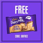 FREE Cadbury Oat Crunch Bar - Gratisfaction UK