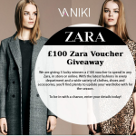 FREE Win Zara Vouchers Worth £100 - Gratisfaction UK