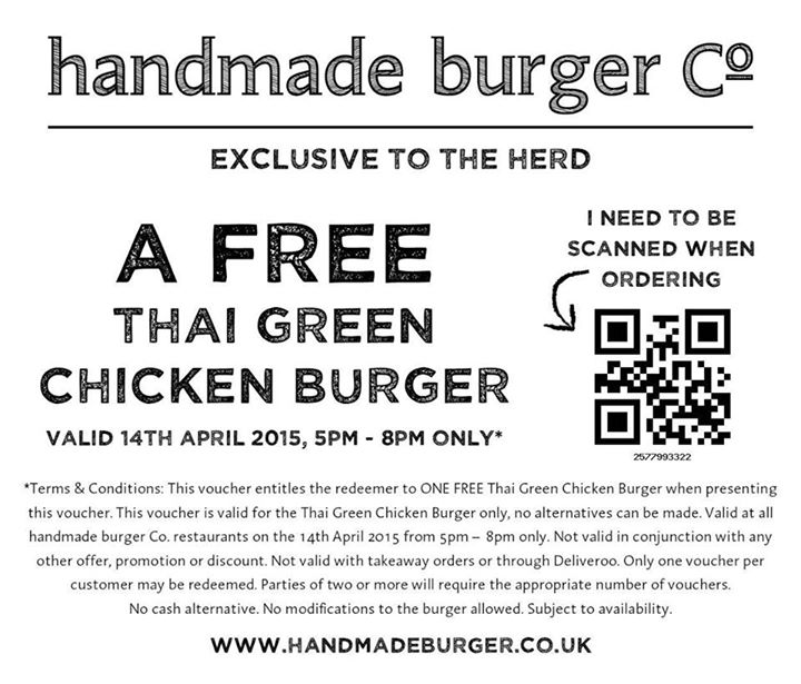 thai green chicken burger