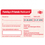 FREE 2 Month Family & Friends Railcard - Gratisfaction UK