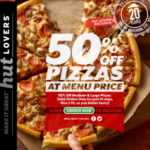 VOUCHER CODE Get 50% Off All Pizzas At Pizza Hut - Gratisfaction UK