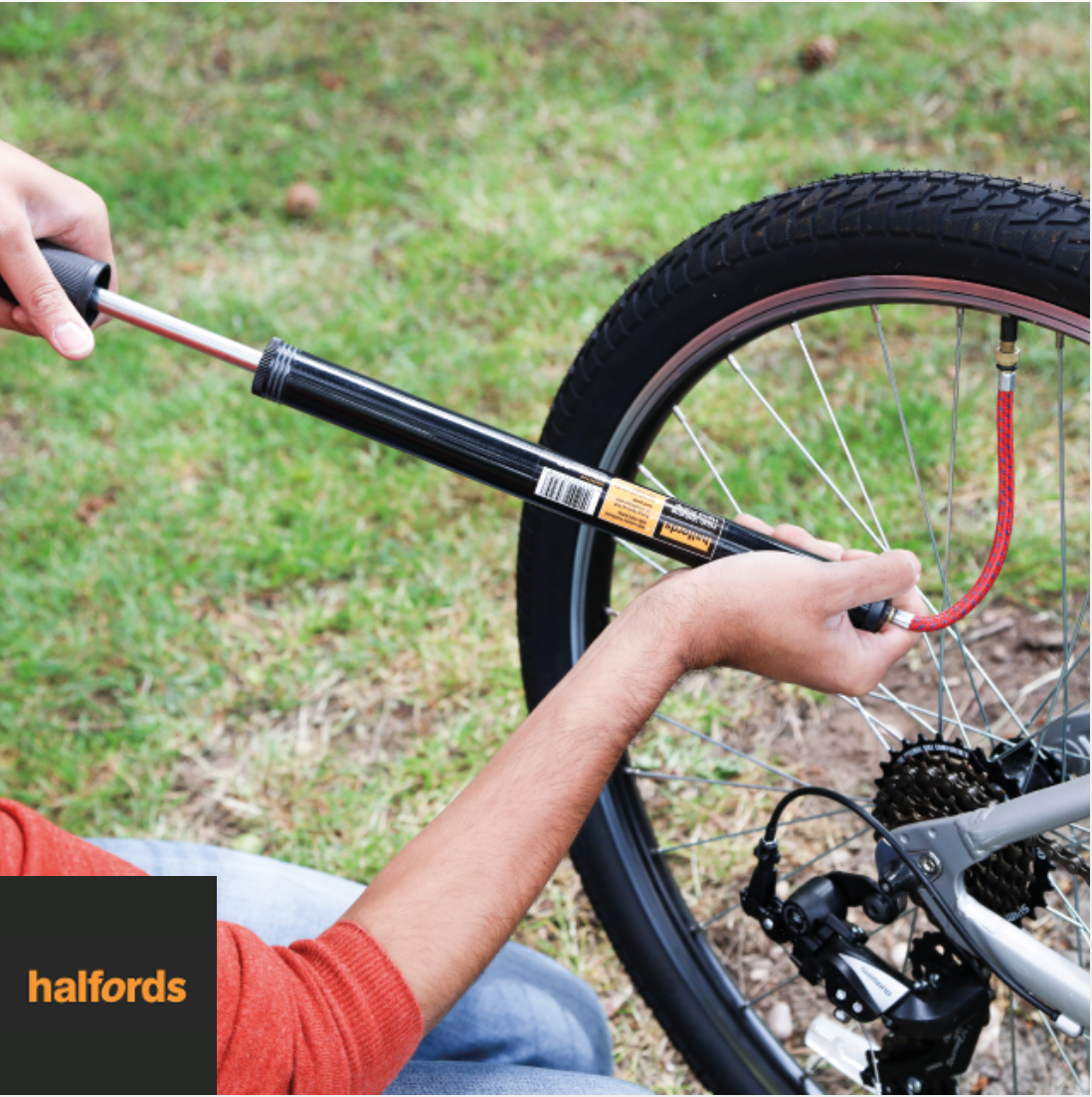 halfords bike pump