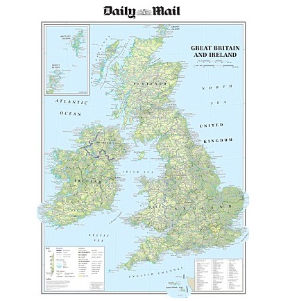 FREE Giant Glossy Map Of Britain | Gratisfaction UK