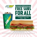 FREE Subway 6 Inch Sub - Gratisfaction UK