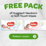 FREE Huggies Newborn Or Soft Touch Wipes - Gratisfaction UK