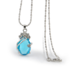 FREE Crystal Light Blue Necklace & Mood Ring - Gratisfaction UK