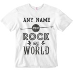 FREE Rock My World T-Shirt - Gratisfaction UK