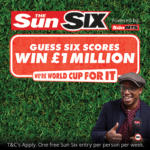 FREE World Cup Win £1,000,000 - Gratisfaction UK