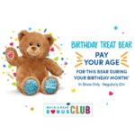 FREE Build A Bear Pay Your Age Toy - Gratisfaction UK