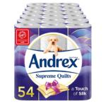 BARGAIN Andrex Supreme Quilts Toilet Roll Tissue Paper – 54 Rolls NOW £19.98 at Amazon - Gratisfaction UK