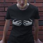 FREE Halloween Skeleton Hands T-Shirt - Gratisfaction UK