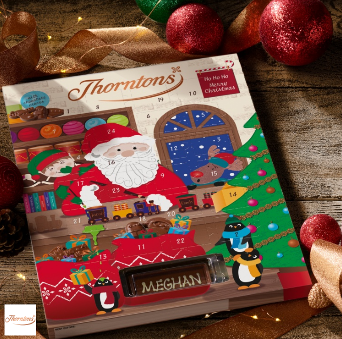 FREE Thorntons Personalised Advent Calendar Gratisfaction UK