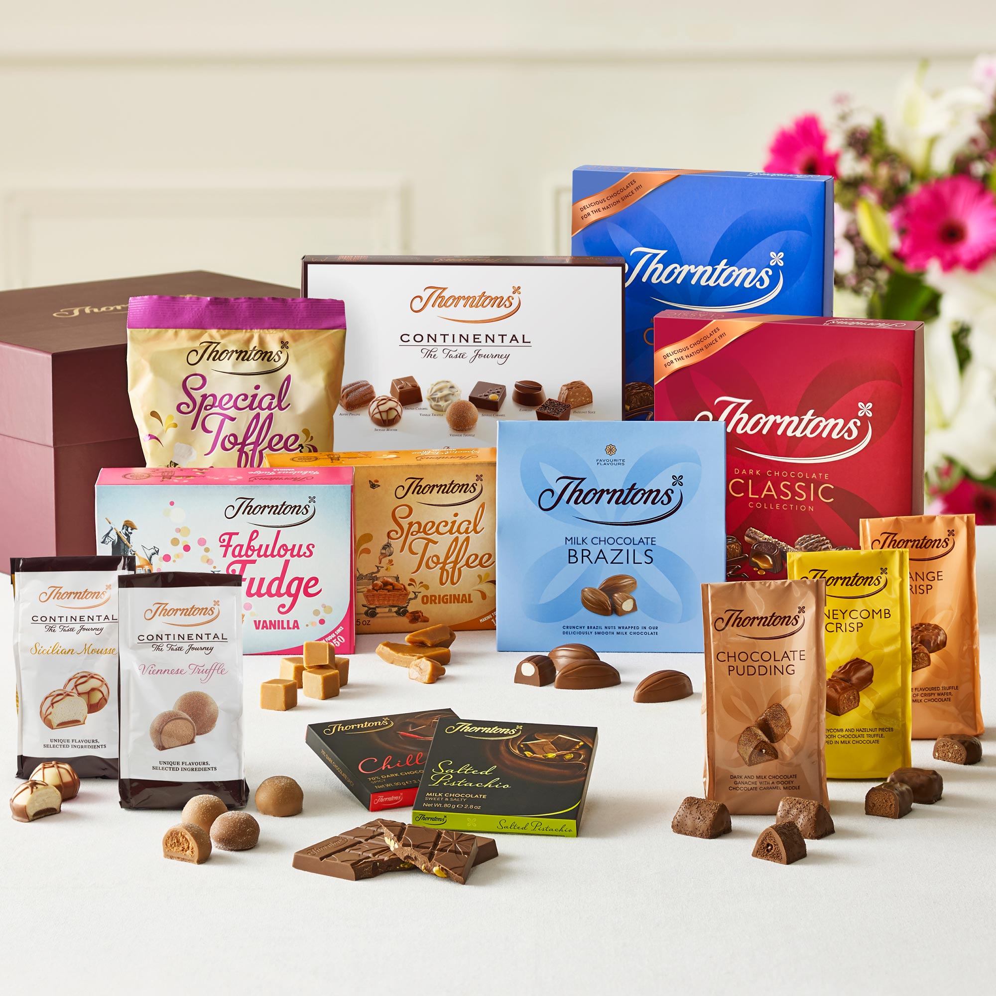Thorntons шоколадные конфеты