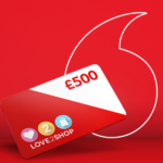 FREE Win 1 of 12 £500 Love2Shop Vouchers with Vodafone - Gratisfaction UK